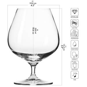 Krosno Harmony Cognacgläser Glas - 11 x 16 x 11 cm