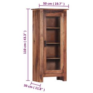 Highboard DE1919 Braun - Massivholz - 30 x 110 x 50 cm