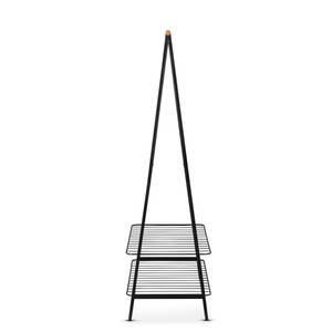 Linn Clothes Rack Schwarz - Metall - 100 x 190 x 57 cm