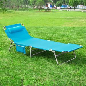 Lot de 2 Chaises Longues OGS35-BX2 Bleu