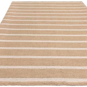 Tapis moderne en jute et coton STRIPPY 120 x 170 cm