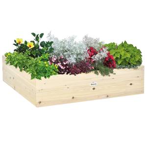 Gartenbeet 845-580 Braun - Holzwerkstoff - 117 x 30 x 117 cm