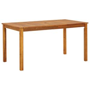 Esstisch 295915 Braun - Massivholz - Holzart/Dekor - 80 x 74 x 140 cm