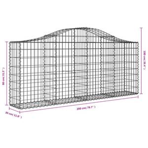 Gabionenkorb 3017642-9 (15er Set) 200 x 100 cm