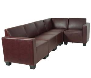 Couch-Garnitur Moncalieri 5 Rotbraun