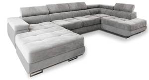 Ecksofa CASONE R-S Hellgrau - Ecke davorstehend rechts