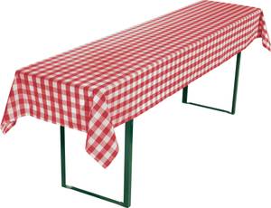 Biertisch Tischdecke 162686 Rot - Breite: 90 cm