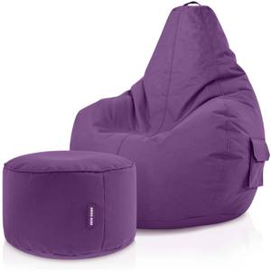 Gaming Sitzsack + Hocker "Cozy+Cube" Violett