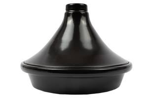 Tajine Regas Schwarz - Keramik - 2 x 26 x 32 cm