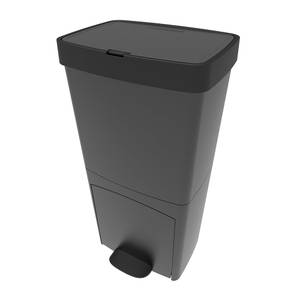 Mülleimer für Mülltrennung 70L PICEA Grau - Kunststoff - 29 x 77 x 39 cm