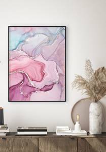 Aquarell Pink Pastell Poster Papier - 70 x 50 x 70 cm