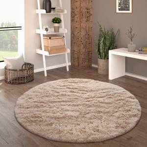 Hochflor-Teppich Silky 591 Beige - 200 x 200 cm