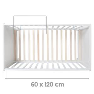 Set de chambre bébé Hamburg 2 pcs Blanc - Bois manufacturé