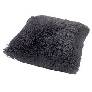 Housse de coussin Fluffy Anthracite - 45 x 45 x 45 cm