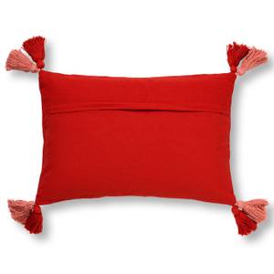 Housse de coussin Zola Rouge - Textile - 60 x 40 x 60 cm