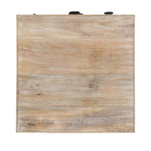 Beistelltisch 30x71x30 cm Natur Braun - Massivholz - 38 x 71 x 38 cm