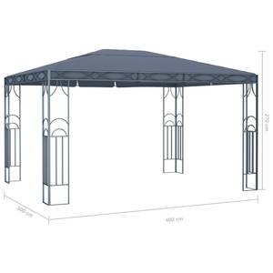 Pavillon Grau - Metall - 400 x 270 x 400 cm