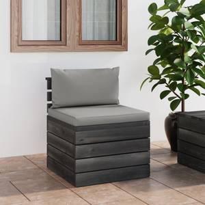 Paletten-Mittelsofa 3005324-3 Grau