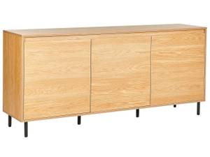 Sideboard NIKEA Schwarz - Braun - Holzwerkstoff - 165 x 75 x 40 cm