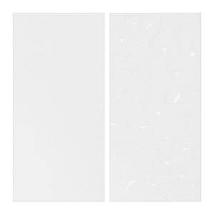 Voile d'ombrage carrée en blanc Blanc - Métal - Textile - 450 x 1 x 450 cm