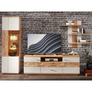 Wohnwand Valente 27 (3-teilig) Grau - Holzwerkstoff - Holzart/Dekor - 308 x 202 x 48 cm