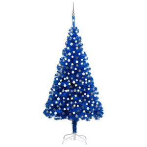 künstlicher Weihnachtsbaum 3009438-2 Blau - Grau - Weiß - 120 x 240 x 120 cm