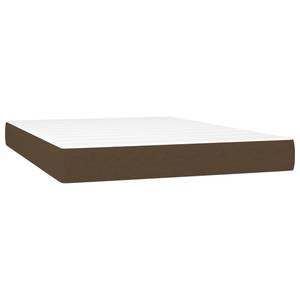 Boxspringbett 3017265-3 Dunkelbraun - 144 x 203 cm