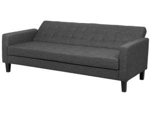 3-Sitzer Sofa VEHKOO Dunkelgrau - Grau - Eiche Dunkel