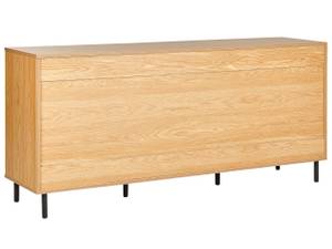 Sideboard NIKEA Schwarz - Braun - Holzwerkstoff - 165 x 75 x 40 cm