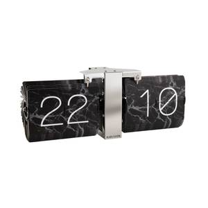 Horloge de table Flipklok No Case Marble Noir - Métal