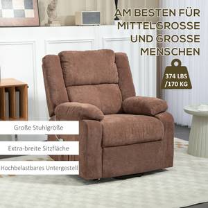 Aufstehsessel 713-134V90LR Hellbraun