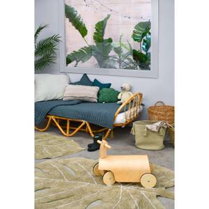 Teppich Mini Monstera Braun - Naturfaser - Textil - 75 x 2 x 100 cm