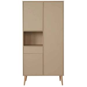 Kleiderschrank Cocoon Beige - Breite: 96 cm