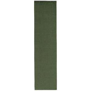 Luxus Läufer  Shaggy Teppich Velvet Grün - 80 x 320 cm