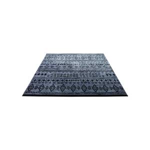 Tapis Contemporary Kelim Noir