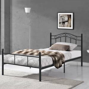 Metallbett Florenz 90x200 cm Schwarz - 96 x 84 x 208 cm