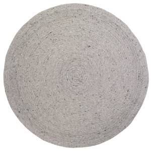 NEETHU GRIS S tapis laine feutrée Gris - 110 x 110 cm