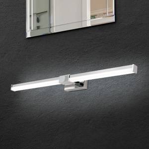 LED Spiegelleuchte ARGO Silber - Metall - 55 x 5 x 8 cm