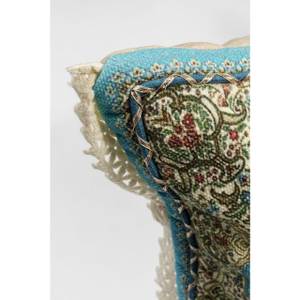Coussin Arabesque Coton / Chenille de polyester - Multicolore