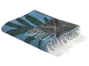 Kuscheldecke LIMGHA Blau - Grau - Grün - Textil - 130 x 1 x 170 cm