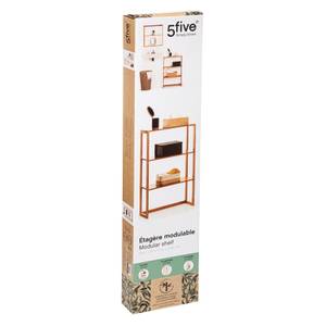 5five Simply Smart Étagère de salle de bain en bambou avec 4