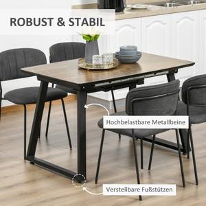 Esszimmertisch 835-525 Braun - Holzwerkstoff - 80 x 76 x 120 cm