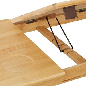 Plateau de lit PLAT DE SERVICE 50*30CM en bambou portatif Table de