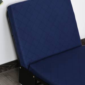 Klappbett Gästebett 831-318BU Blau - Metall - 65 x 26 x 184 cm