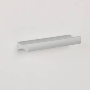 Weißer Nischenschrank Silber - Weiß - Holzwerkstoff - Metall - Textil - 20 x 62 x 45 cm