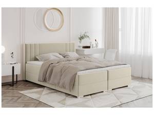 Boxspringbett Alba Beige - Breite: 160 cm - H3