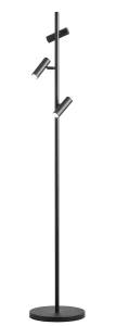 Stehlampe TREVO Schwarz - Metall - 30 x 164 x 30 cm