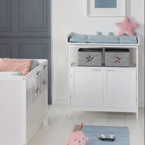 Set de chambre bébé Hamburg 2 pcs Blanc - Bois manufacturé