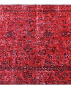 Tapis Ultra Vintage DCCCLVIII Rouge - Textile - 137 x 1 x 257 cm