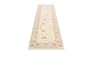 Tapis de passage Darya CCCXLV Beige - Textile - 79 x 1 x 305 cm